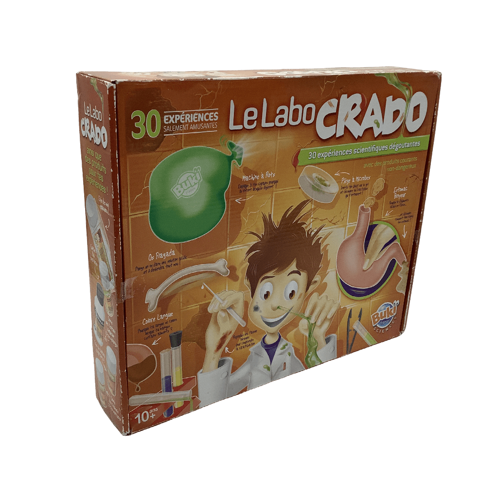 Kit de 30 expériences scientifiques Labo Crado - KIDIBAM