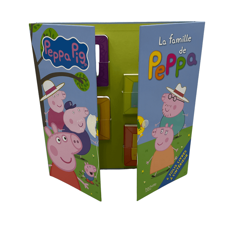 La famille de Peppa - 6 jolis livres à l'intérieur - Peppa Pig - KIDIBAM