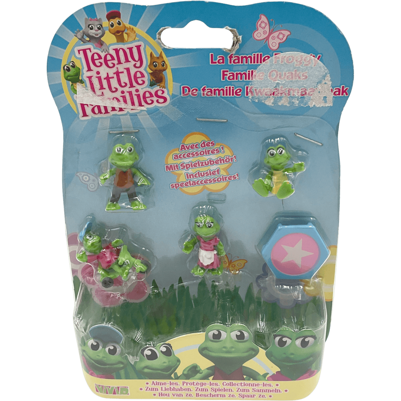 La famille Froggy avec accessoires - KIDIBAM