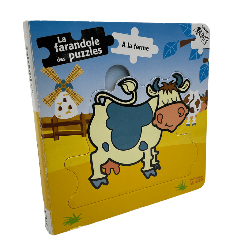 La farandole des puzzles - A la ferme - KIDIBAM