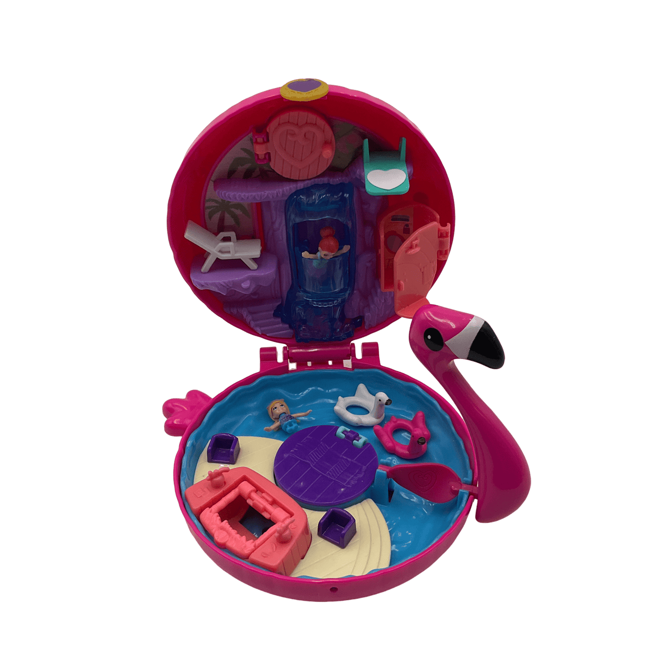 La piscine du flamant rose Polly Pocket - KIDIBAM