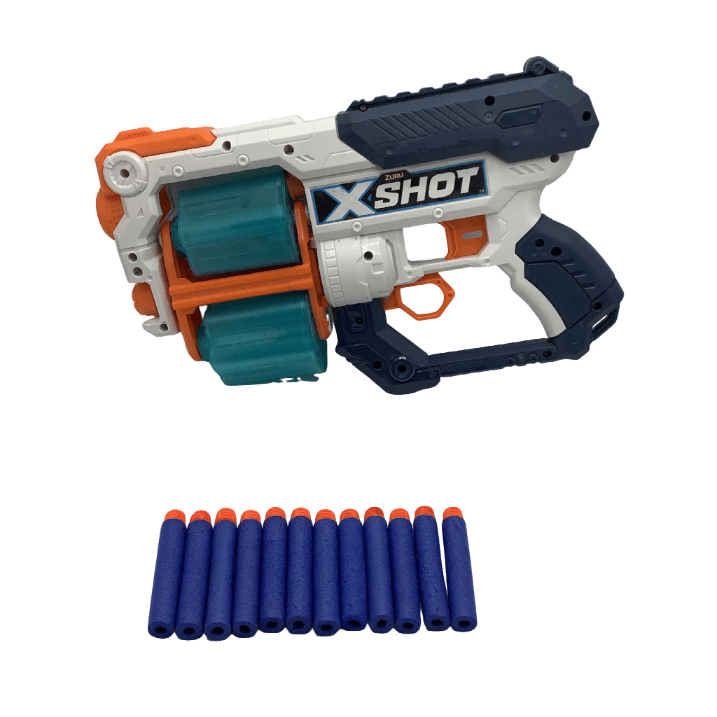 Lanceur de fléchettes Xshot 12 cartouches - KIDIBAM