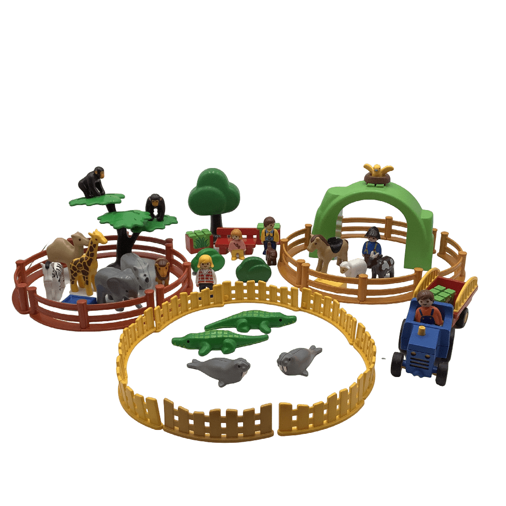 Le grand zoo Playmobil 1.2.3 - KIDIBAM