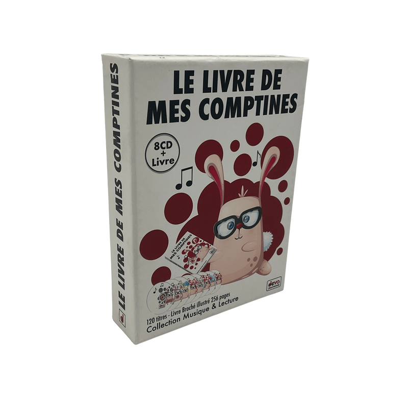 Le livre de mes comptines 8 CD + Livre - KIDIBAM