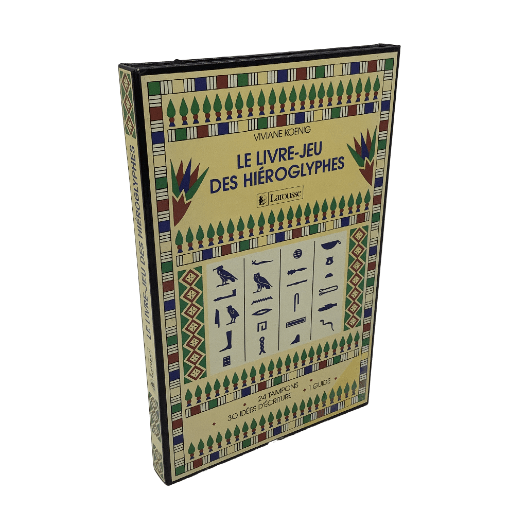 Le livre - jeu des hiéroglyphes - KIDIBAM