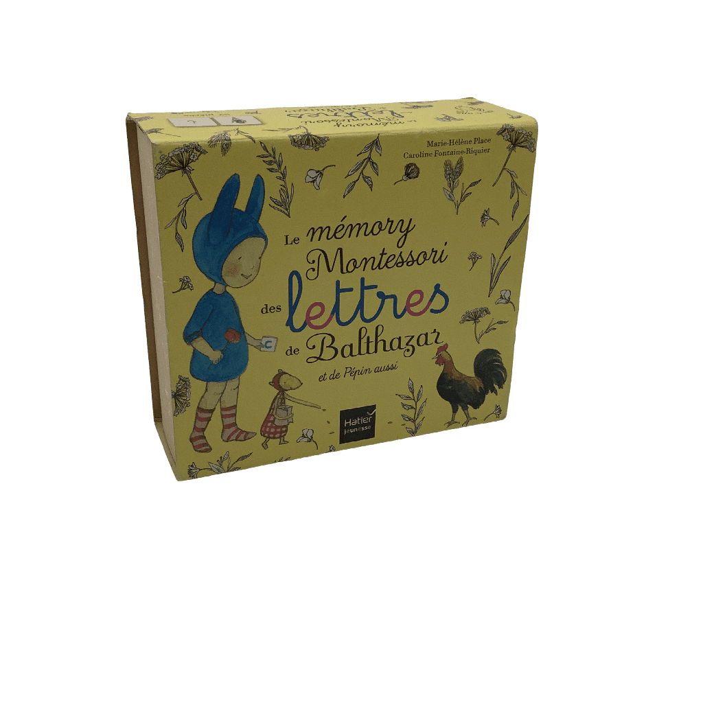 Le Memory Montessori des Lettres de Balthazar - KIDIBAM