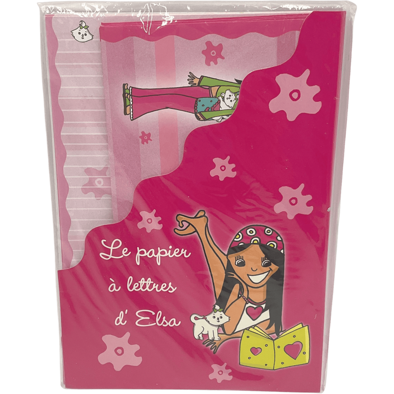 Le papier à lettre d'Elsa 10 feuilles et 5 enveloppes assorties - KIDIBAM