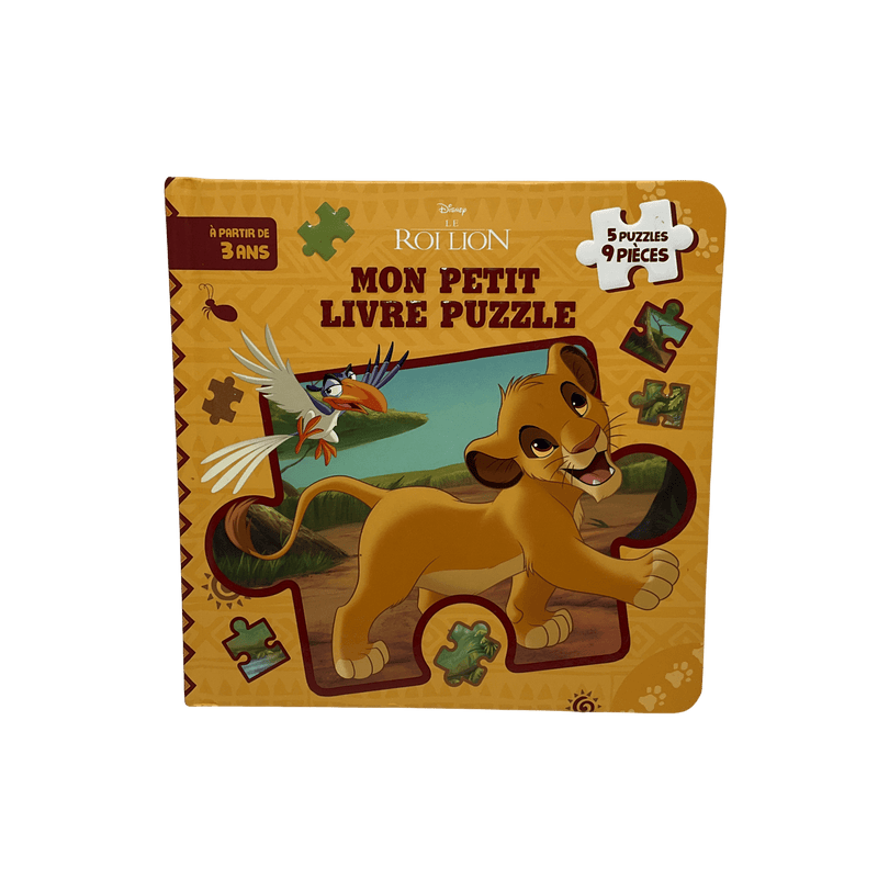 Le roi Lion, mon petit livre puzzle - KIDIBAM