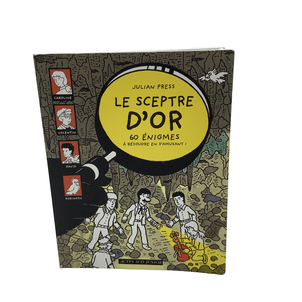 Le Sceptre d'or - 60 énigmes à résoudre en s'amusant - KIDIBAM