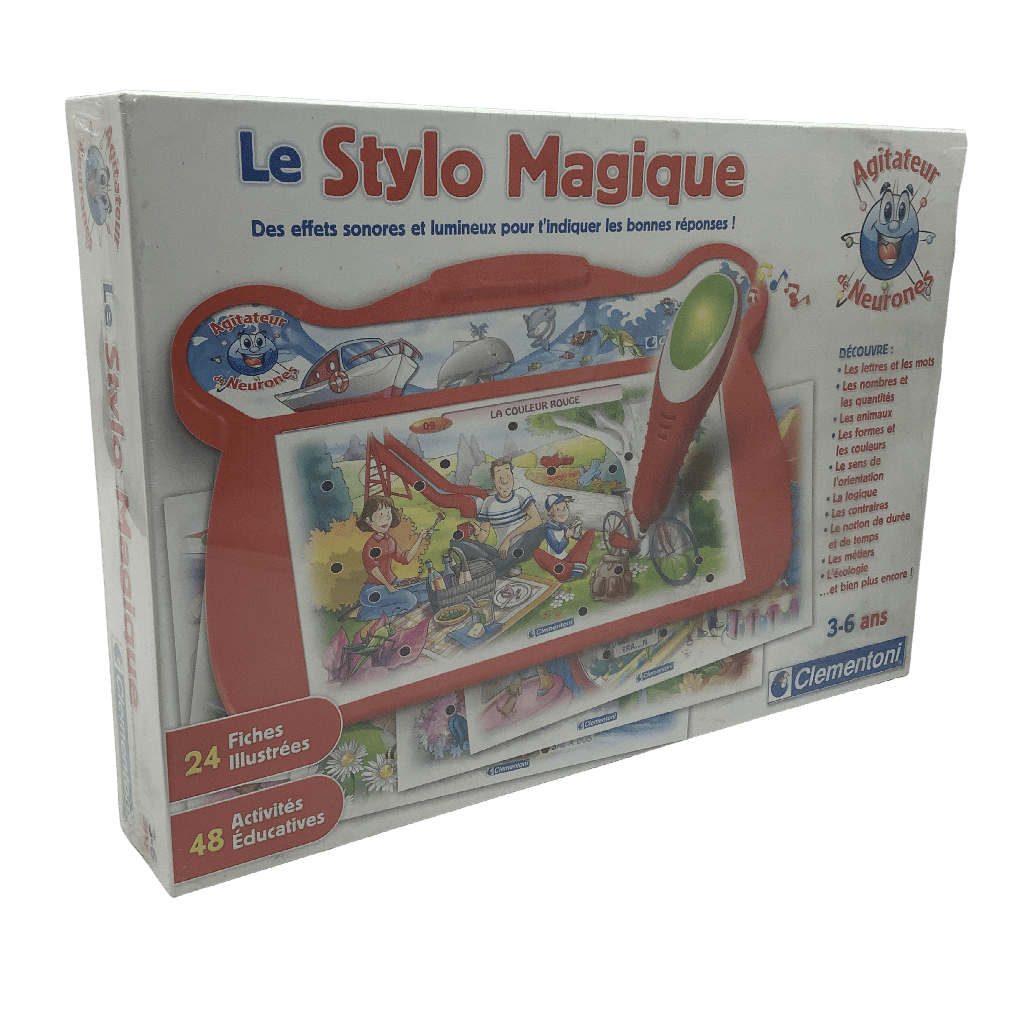 Le Stylo Magique - Des effets sonores et lumineux pour t'indiquer les bonnes réponses ! - KIDIBAM