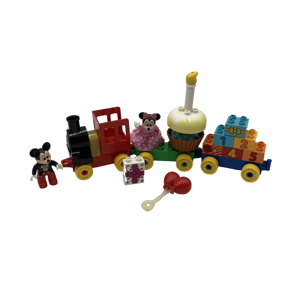 Le train d'anniversaire de Mickey et Minnie Duplo - KIDIBAM
