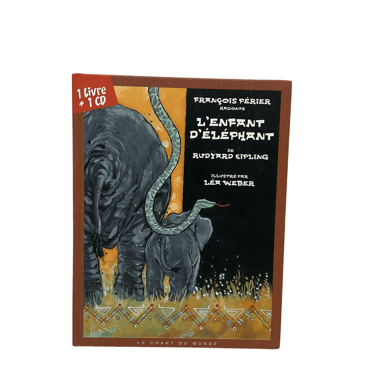L'enfant d'éléphant avec CD - KIDIBAM