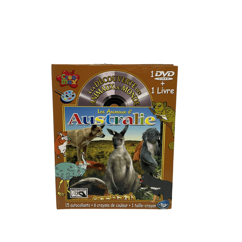 Les animaux d' Australie 1 DVD + 1 Livre illustré à colorier - KIDIBAM