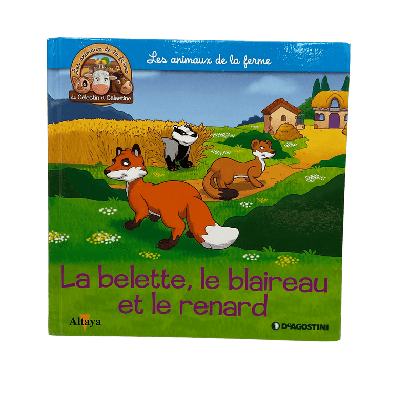 Les animaux de la ferme - La belette, le blaireau et le renard - KIDIBAM