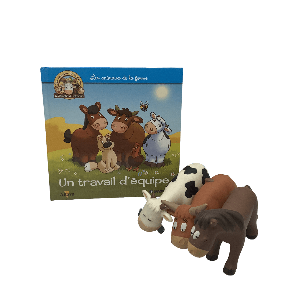 Les animaux de la ferme - Un travail d'équipe - KIDIBAM