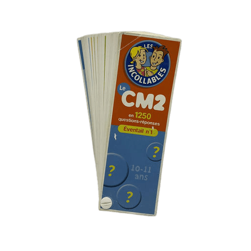 Les Incollables Le CM2 Eventail n°1 - KIDIBAM