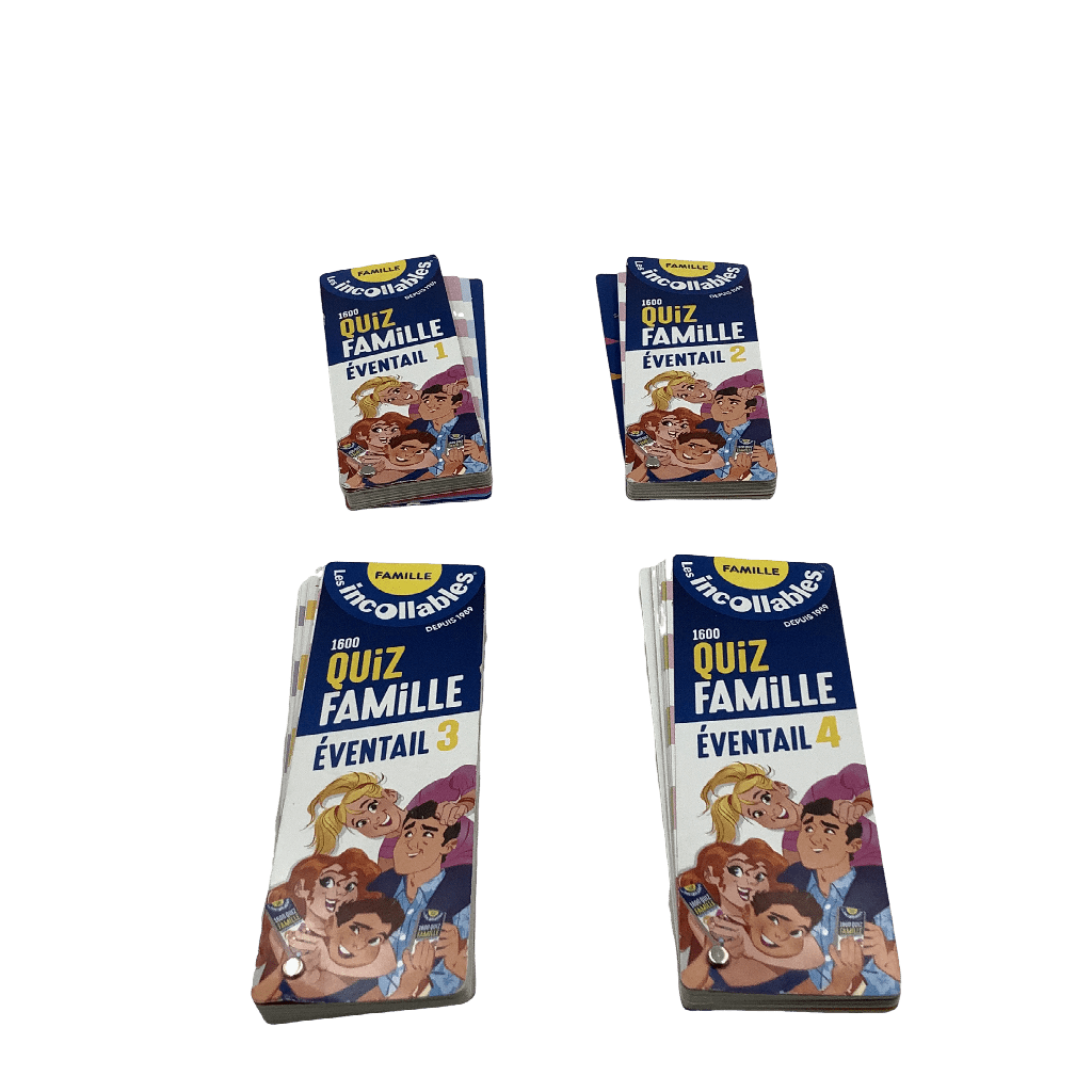 Les incollables Quiz famille - 4 éventails de questions - KIDIBAM