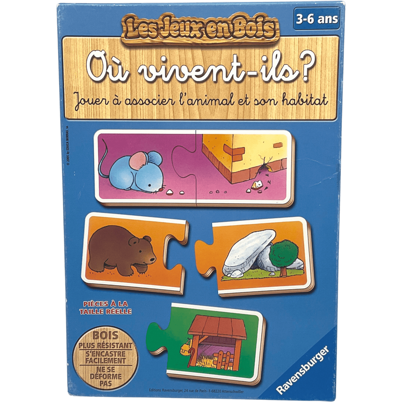 Les jeux en bois - Où vivent-ils ? - KIDIBAM