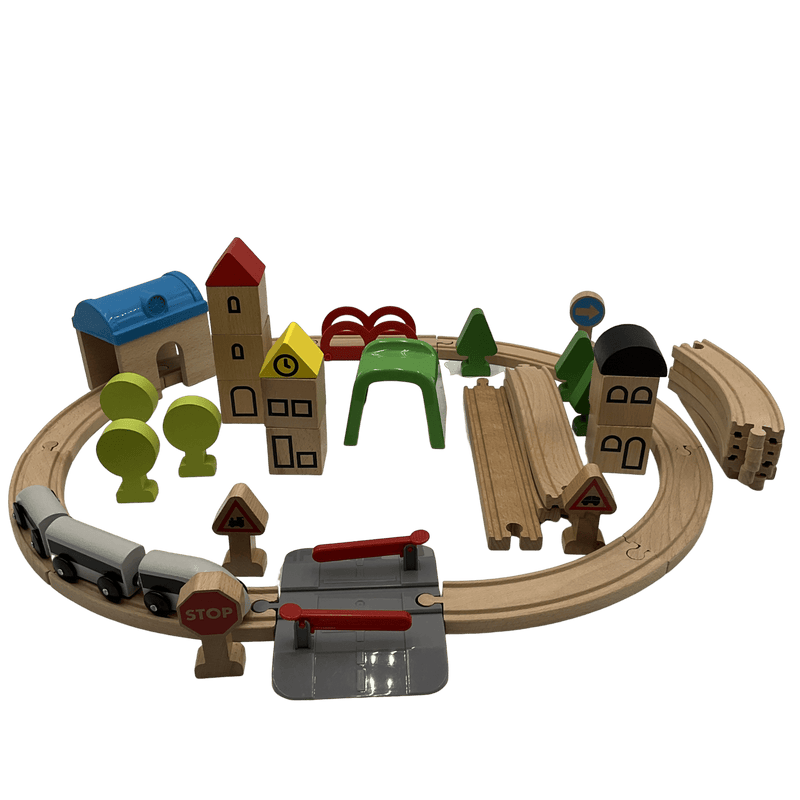 Lillabo - Circuit train en bois - KIDIBAM