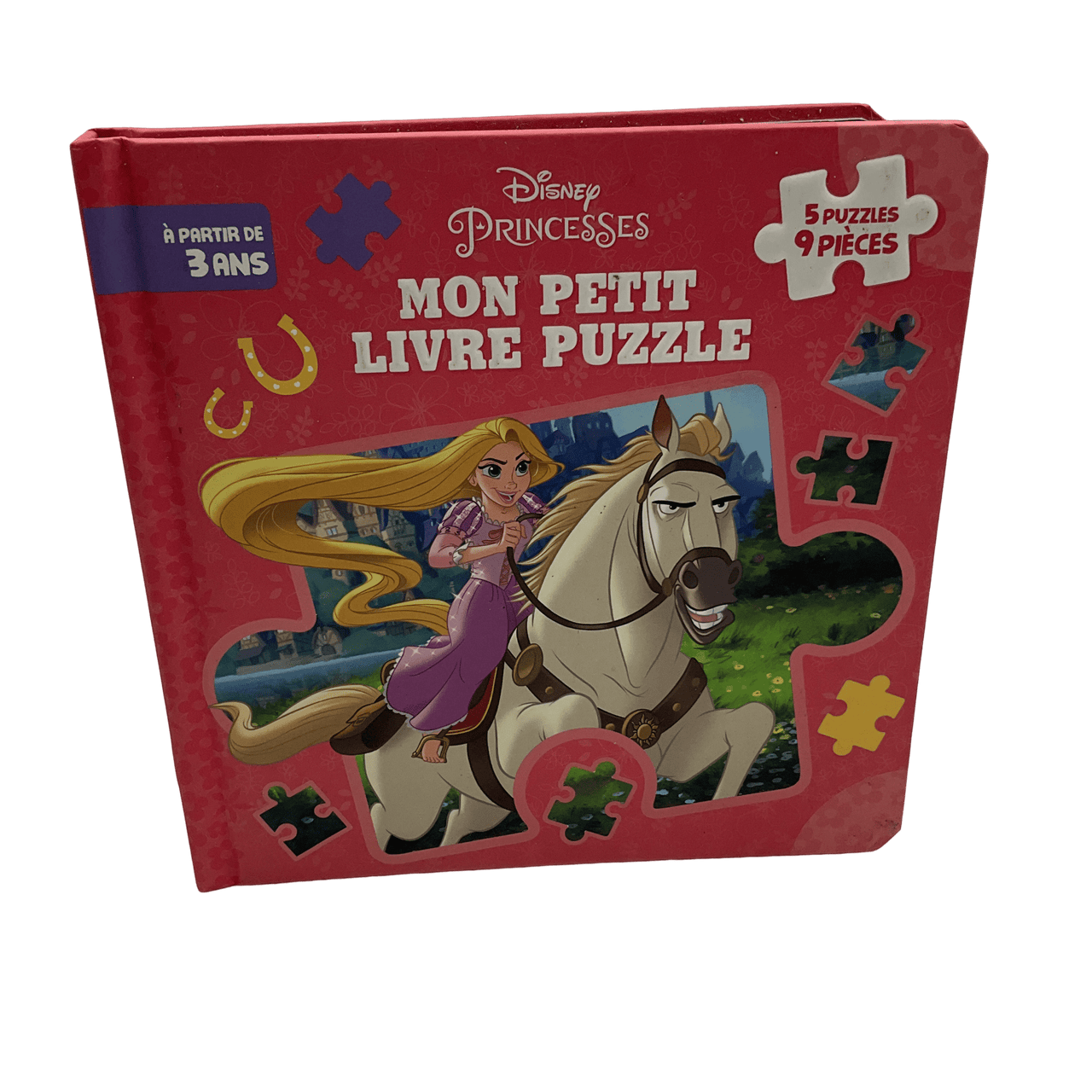 Livre 5 puzzles de 9 pièces Princesses Disney - KIDIBAM