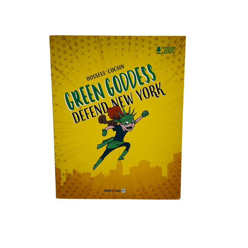 Livre bilingue - Green Goddess défend New York - KIDIBAM