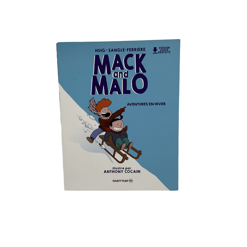 Livre bilingue - Mack and Malo - Aventures en hiver - KIDIBAM