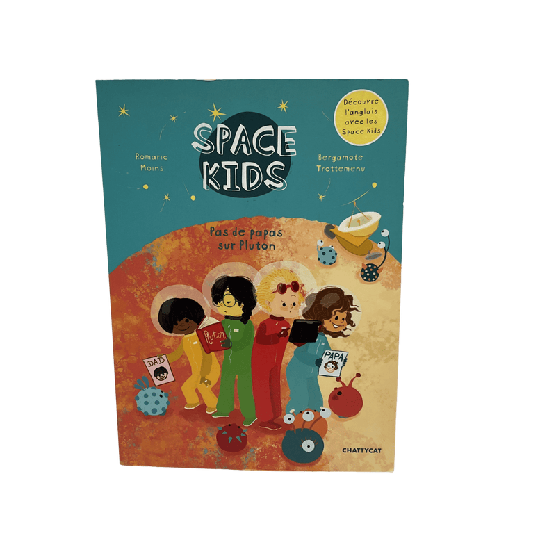 Livre bilingue - Space kids - Pas de papas sur Pluton - KIDIBAM