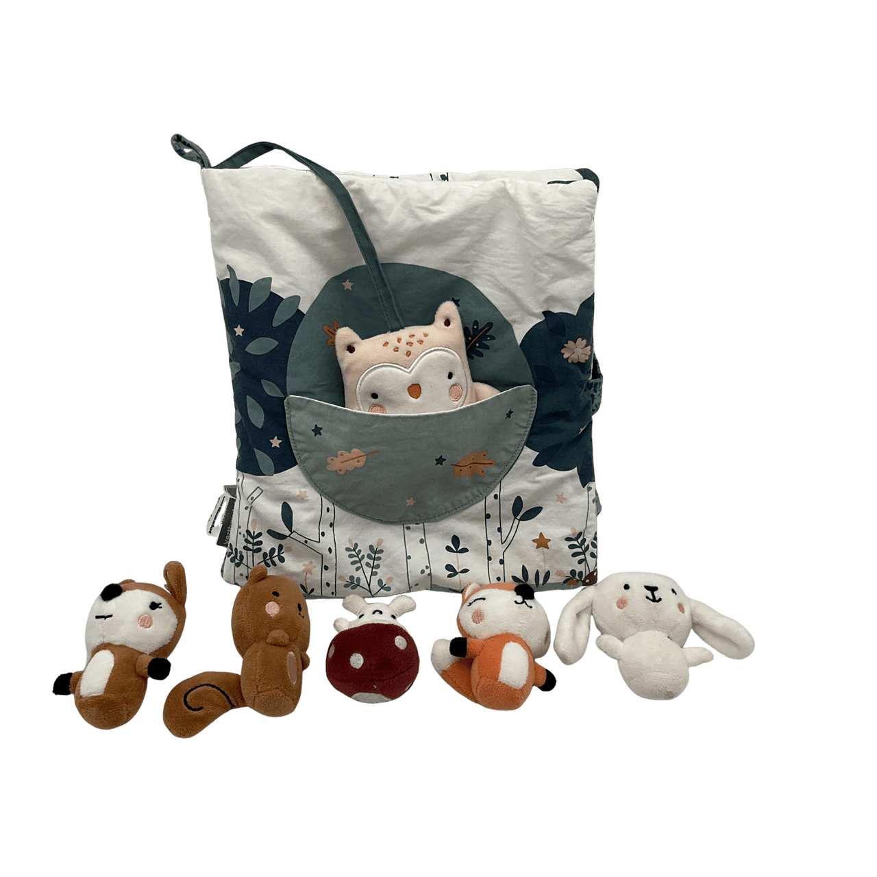 Livre d'éveil et peluches Forêt enchantée multicolore - KIDIBAM