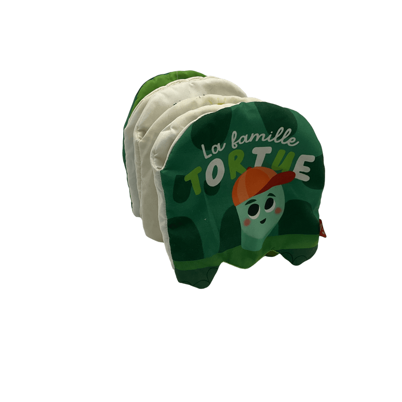 Livre doudou la famille tortue - KIDIBAM