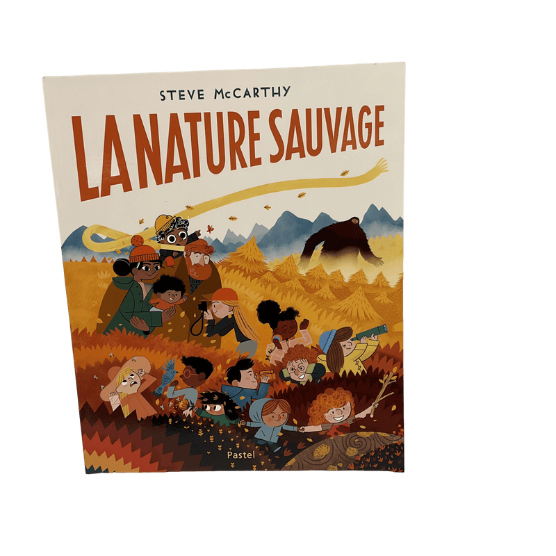 Livre La Nature Sauvage Pastel - KIDIBAM