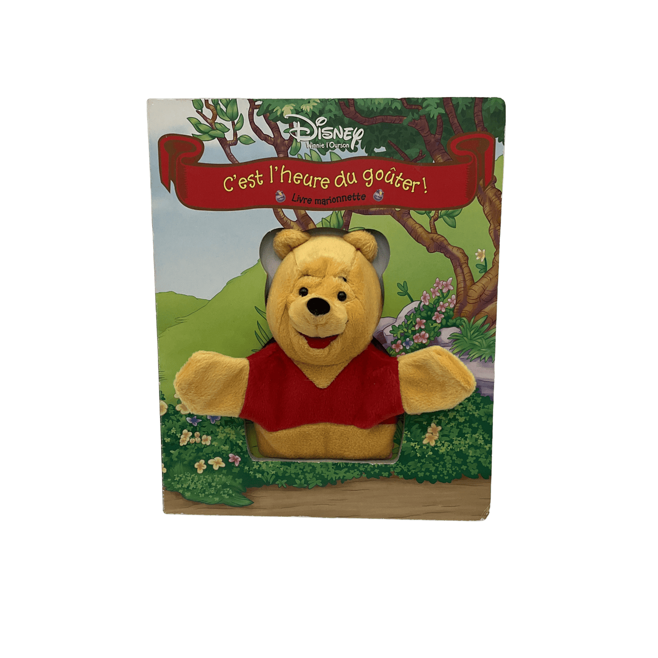 Livre marionnette - C'est l'heure du goûter ! Winnie l'Ourson Disney - KIDIBAM