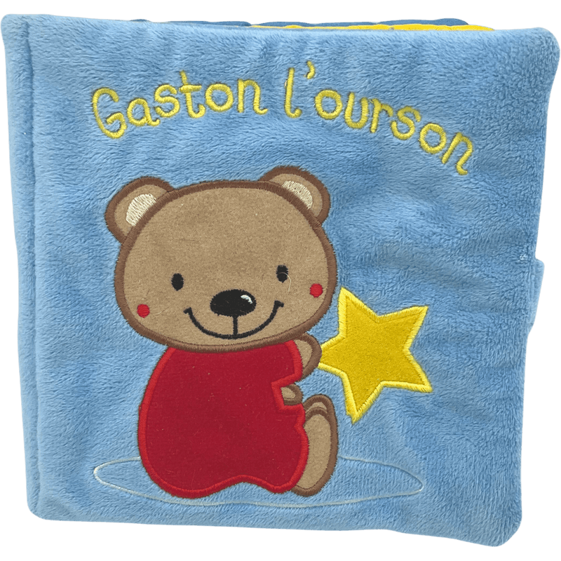 Livre peluche Gaston l'ourson - KIDIBAM