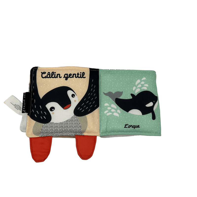 Livre Petit Pingouin en tissu - KIDIBAM