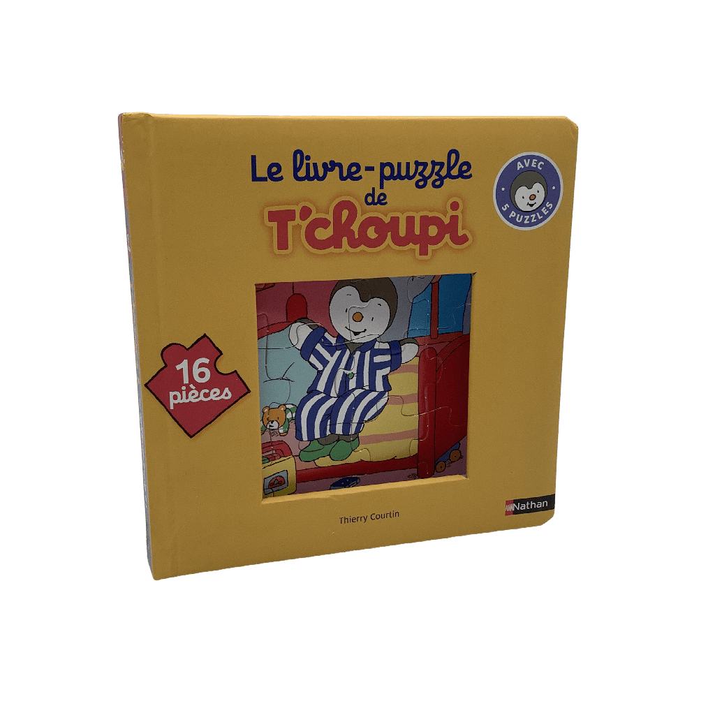 Livre Puzzle 5X16 pièces T'choupi - KIDIBAM