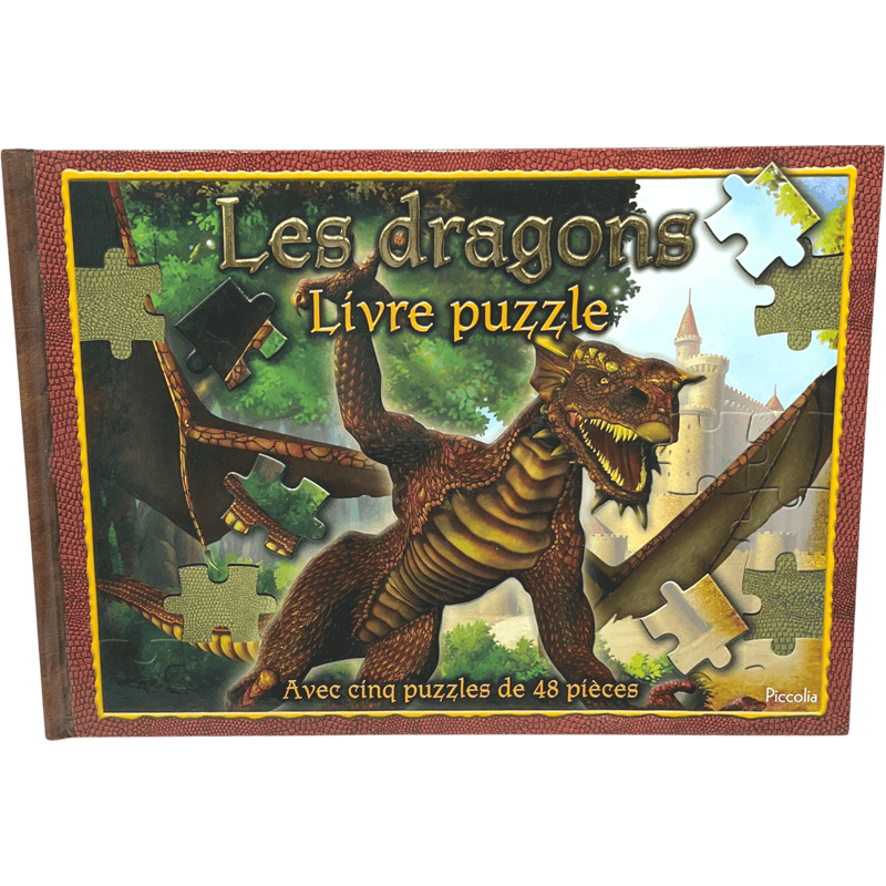 Livre Puzzle Les dragons - KIDIBAM