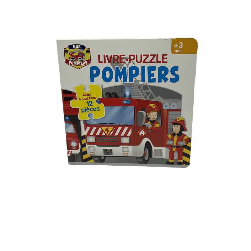 Livre - puzzle Pompiers - KIDIBAM