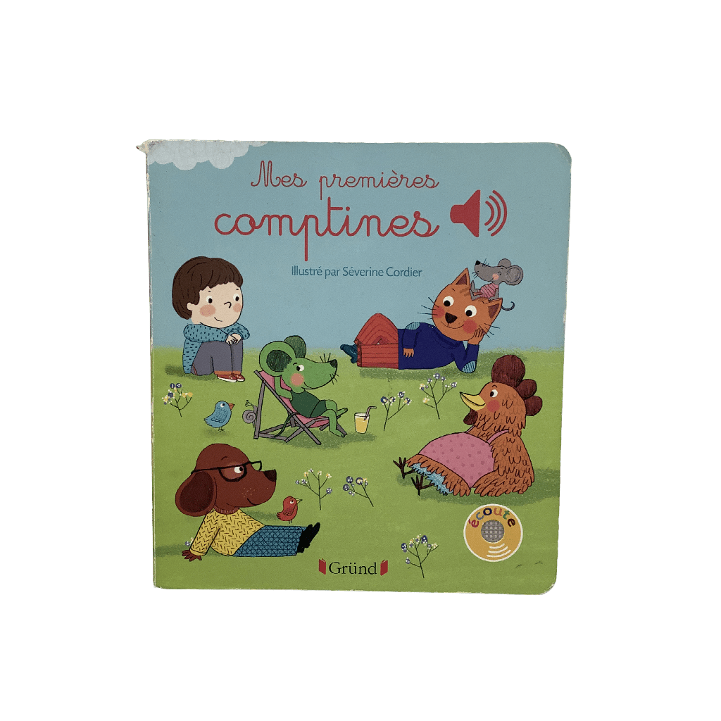 Livre sonore Mes premières comptines - KIDIBAM