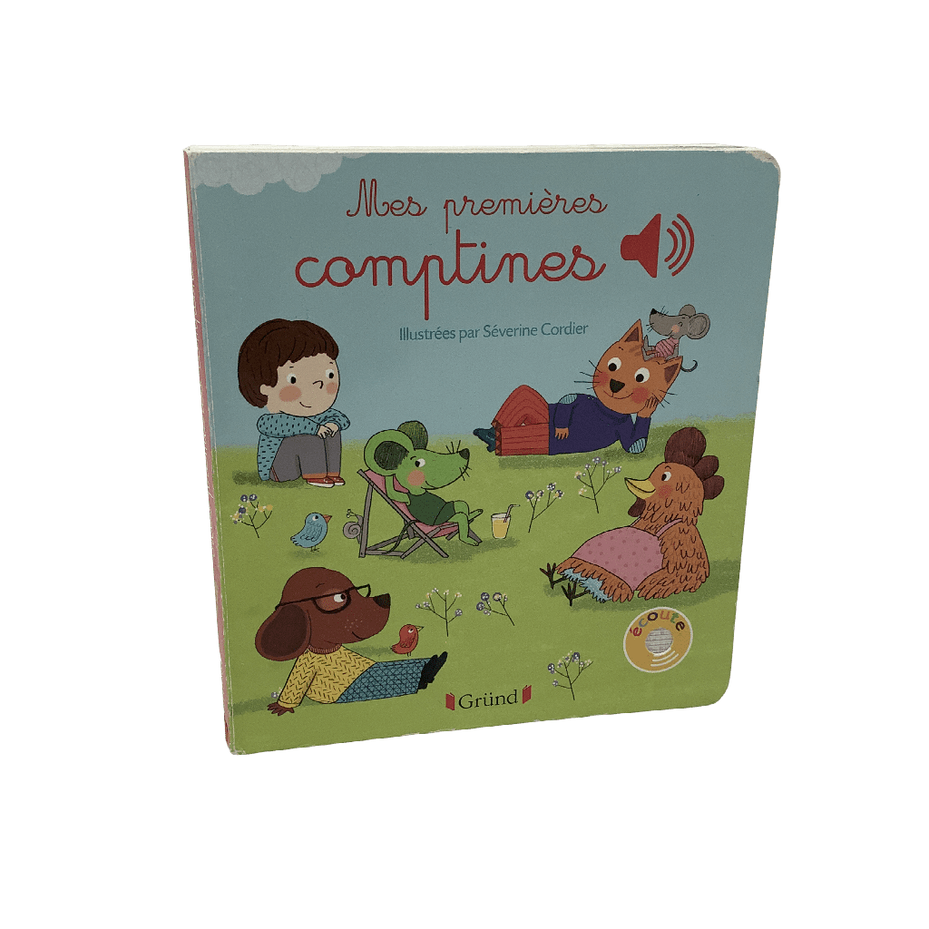 Livre sonore Mes premières comptines - KIDIBAM