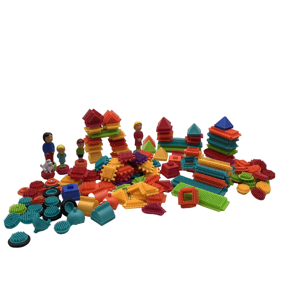 Lot de 153 blocs de construction et ses 5 personnages - KIDIBAM