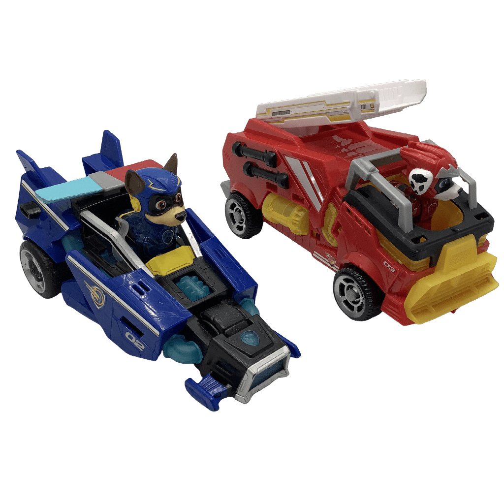 Lot de 2 figurines et véhicules électroniques La Pat' Patrouille - KIDIBAM