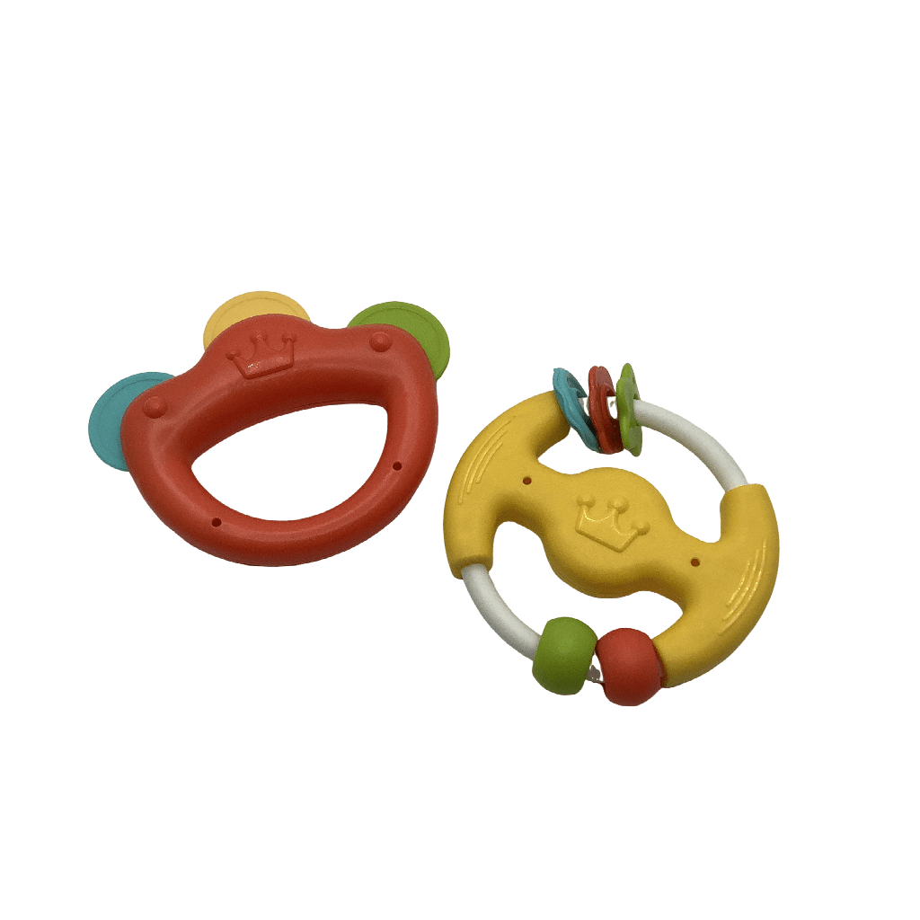 Lot de 2 hochets - KIDIBAM