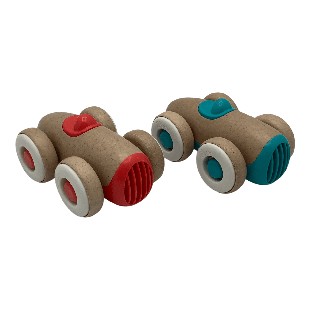 Lot de 2 voitures de course écologique 13cm - KIDIBAM