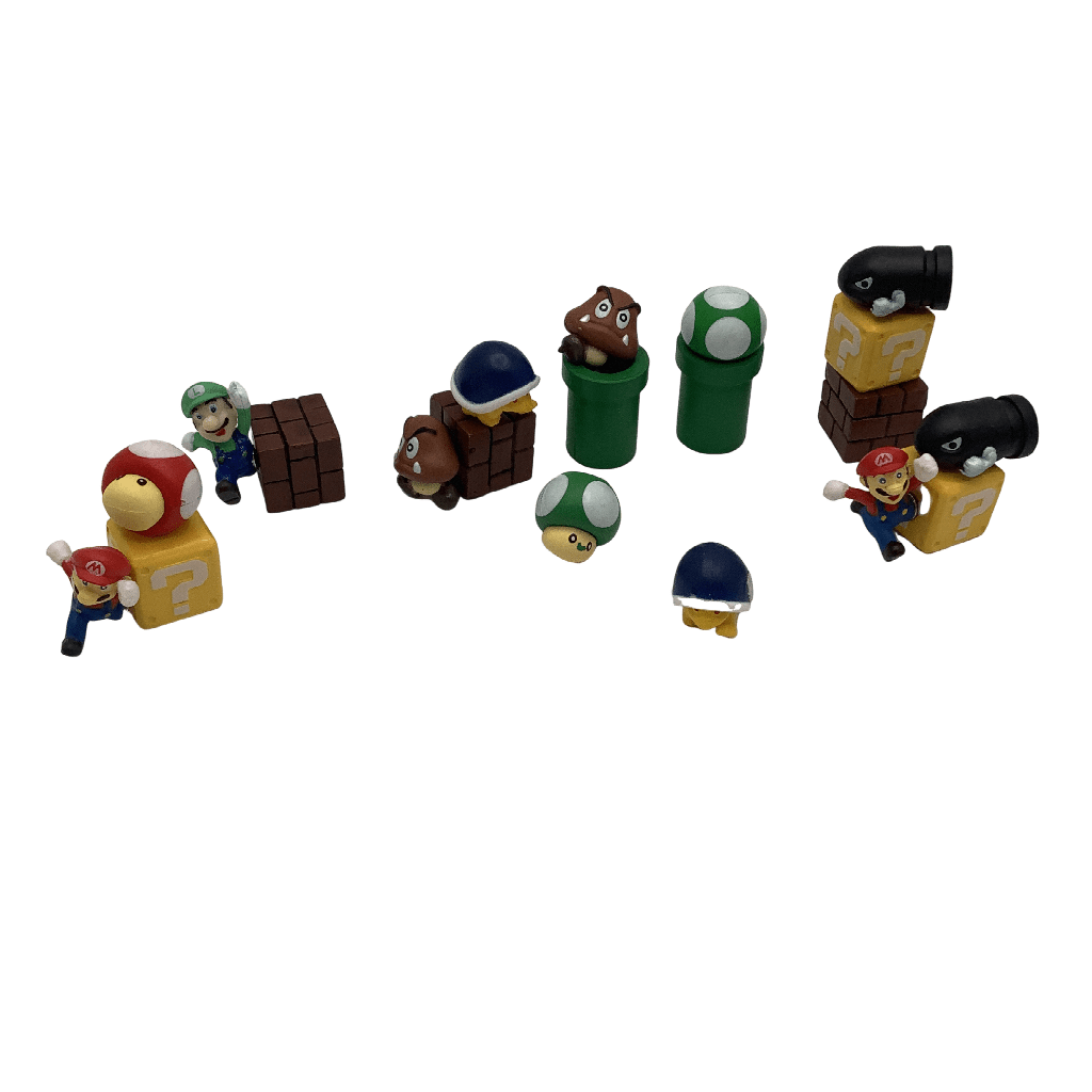 Lot de 20 figurines Super Mario magnétiques 1,5cm / 3 cm - KIDIBAM