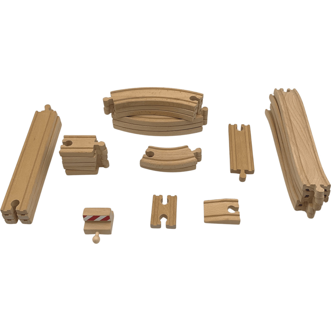 Lot de 25 rails pour circuit - KIDIBAM