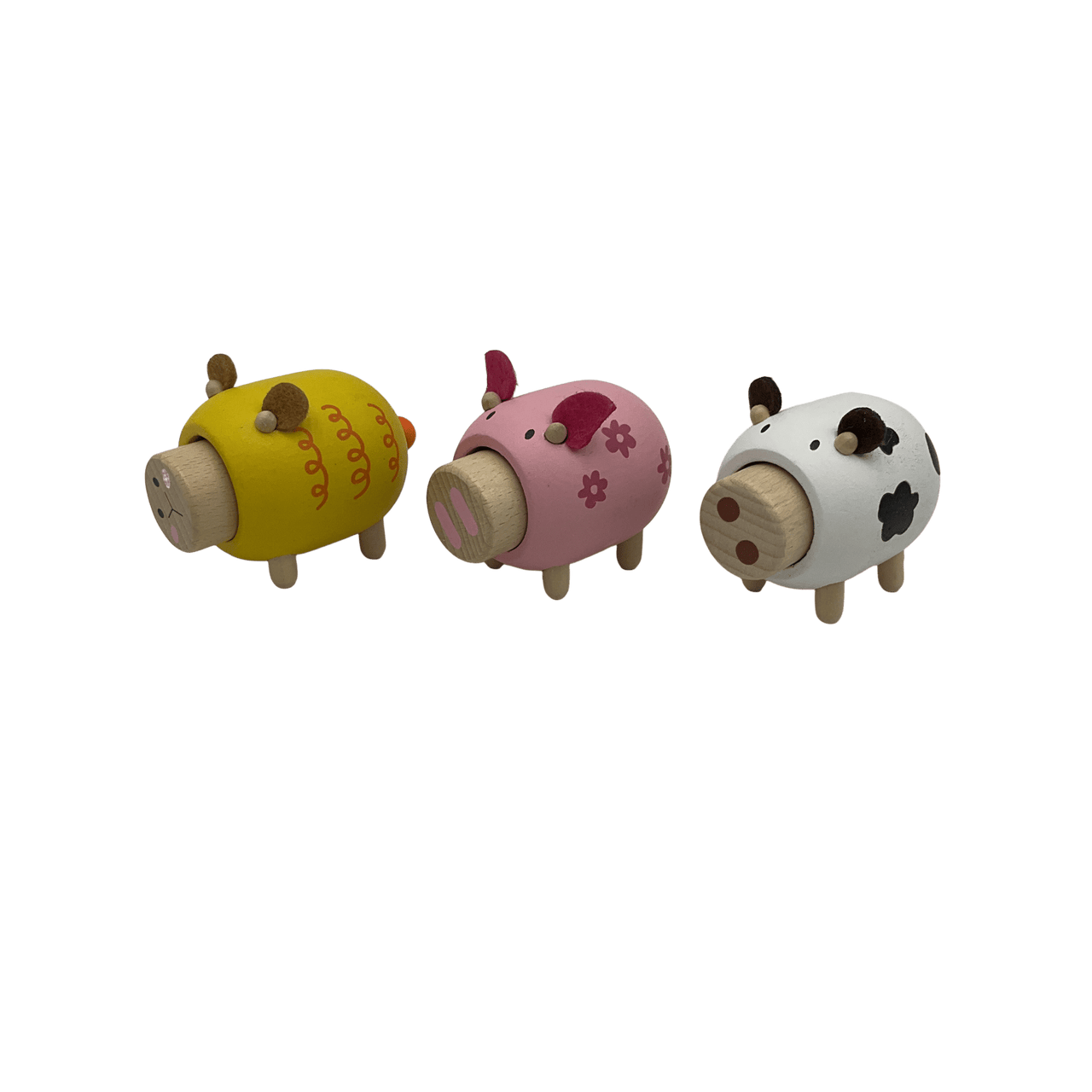 Lot de 3 animaux sonores en bois - KIDIBAM
