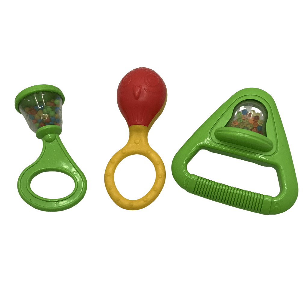 Lot de 3 hochets - KIDIBAM