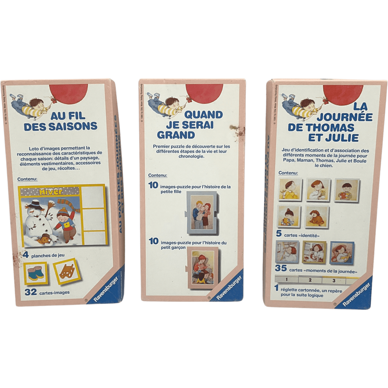 Lot de 3 jeux Mémo, Loto et Puzzles - KIDIBAM