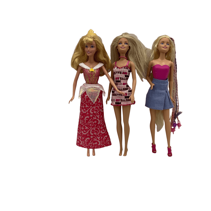 Lot de 3 Poupées Barbie 30 cm - KIDIBAM