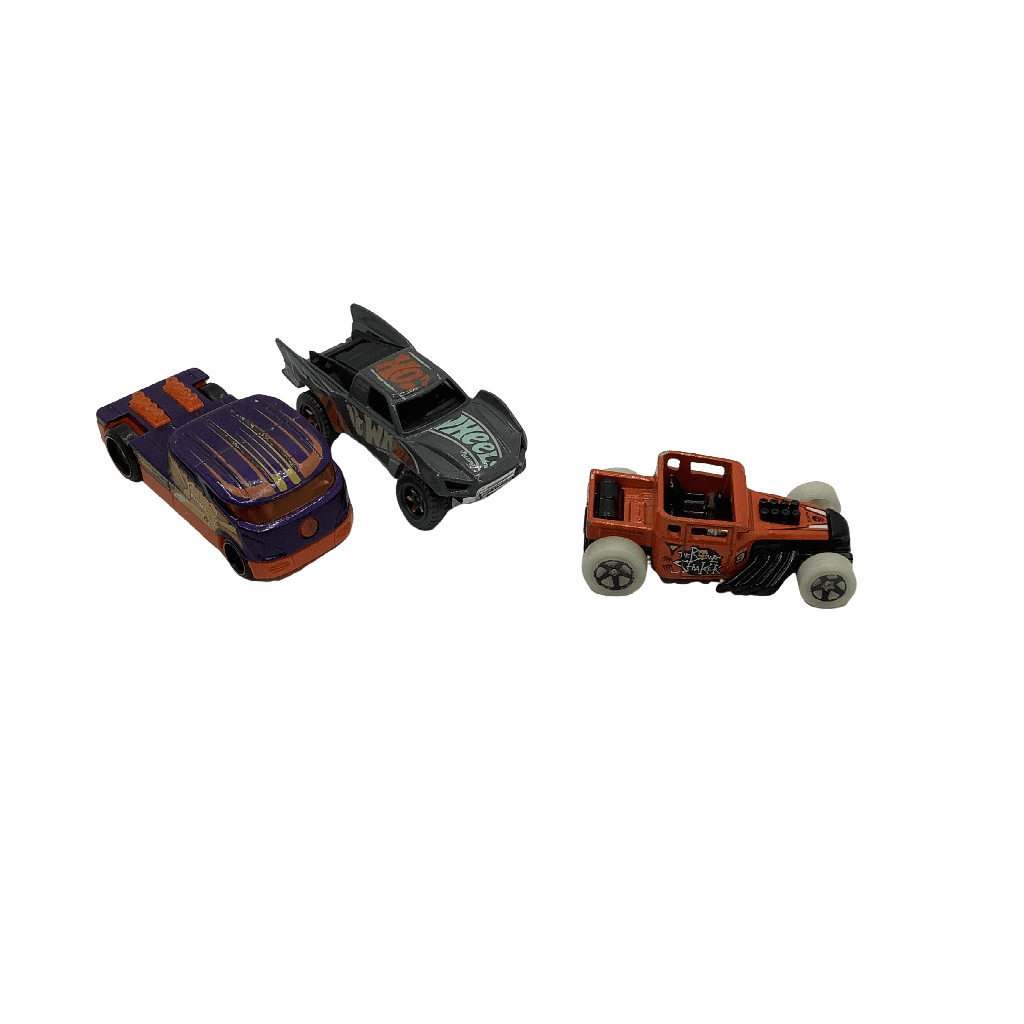 Lot de 3 voitures Hotwheels 8 et 6cm - KIDIBAM