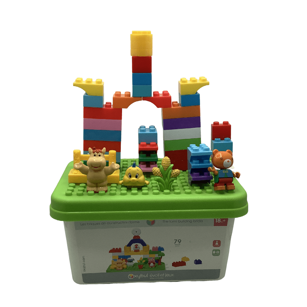Lot de 34 briques de constructions - KIDIBAM